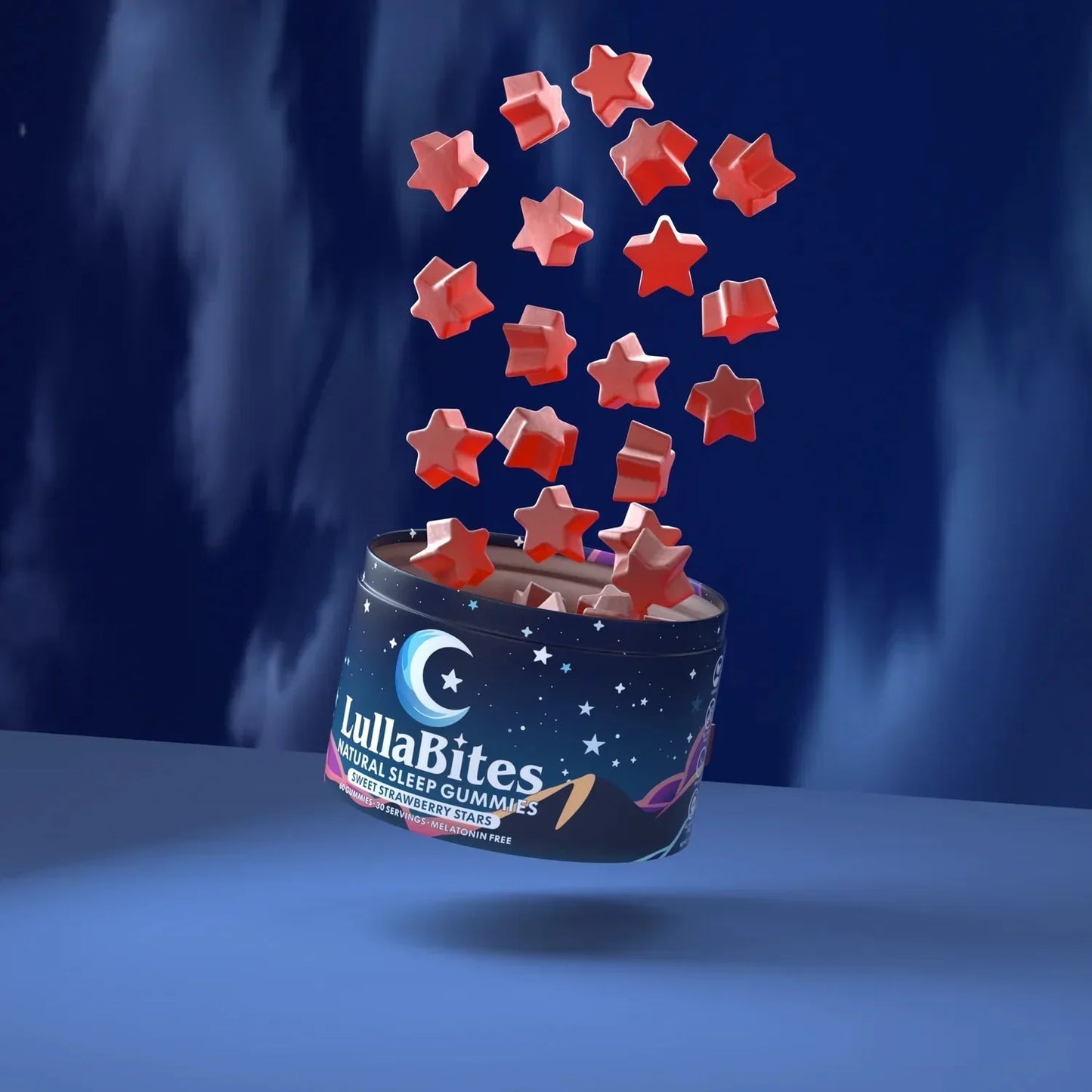 🍓 GOMITAS Lullabites™ – Sueño Profundo, 0% Melatonina, 100% Natural