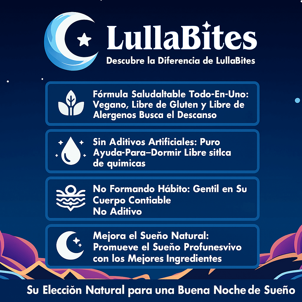 🍓 GOMITAS Lullabites™ – Sueño Profundo, 0% Melatonina, 100% Natural